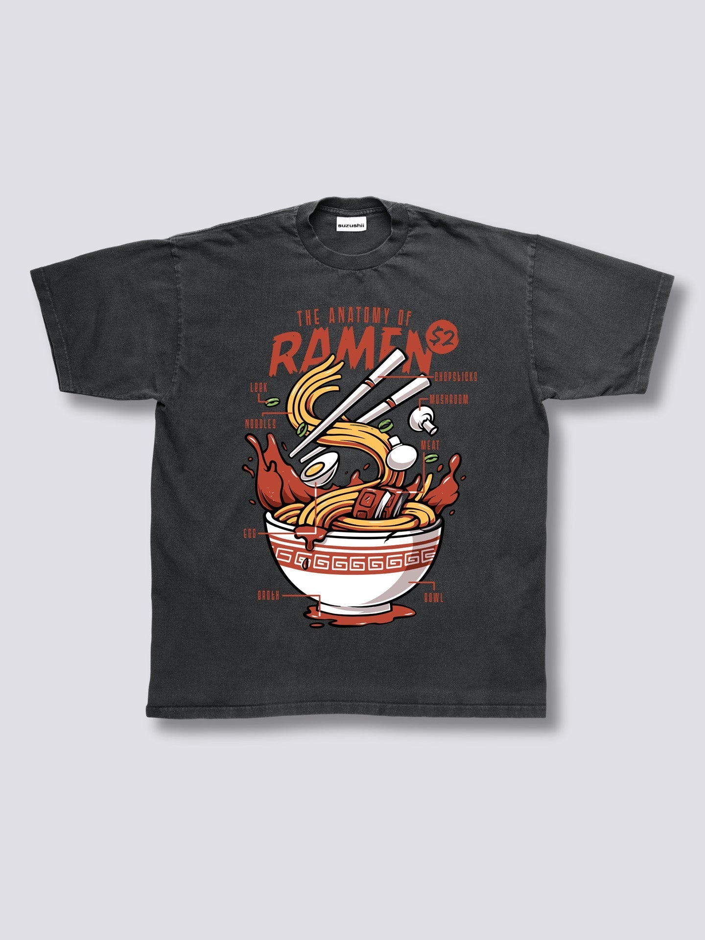 Anatomy of Ramen Vintage T-Shirt