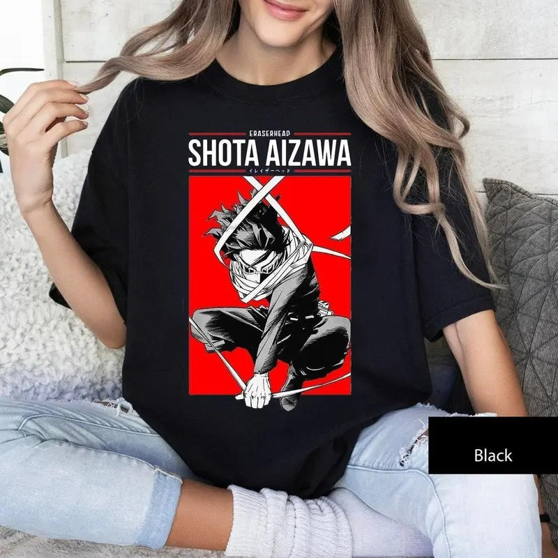 Anime Shota Aizawa Erasure Hero Shirt, My Hero Academia (mha) Tee, Anime Lover Shirt, Anime Sweatshirt, Anime Manga Shirt Sweatshirt, Hoodie, Comfort Colors
