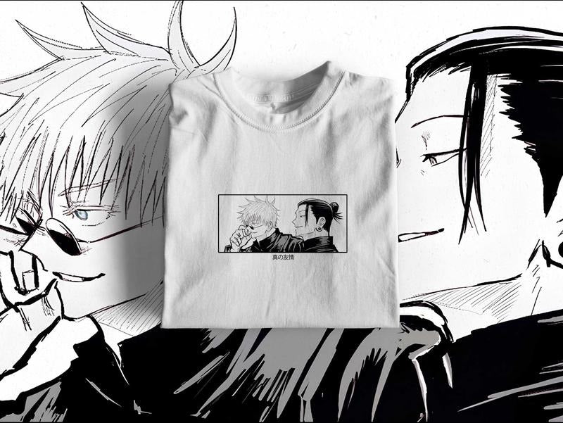 Anime T-shirt Jujutsu Kaisen Merch Gojo Satoru Suguru Geto Japan Streetwear Anime Streetwear Gift Anime Fan For Him Her T-shirts, Sweater, Hoodies Top