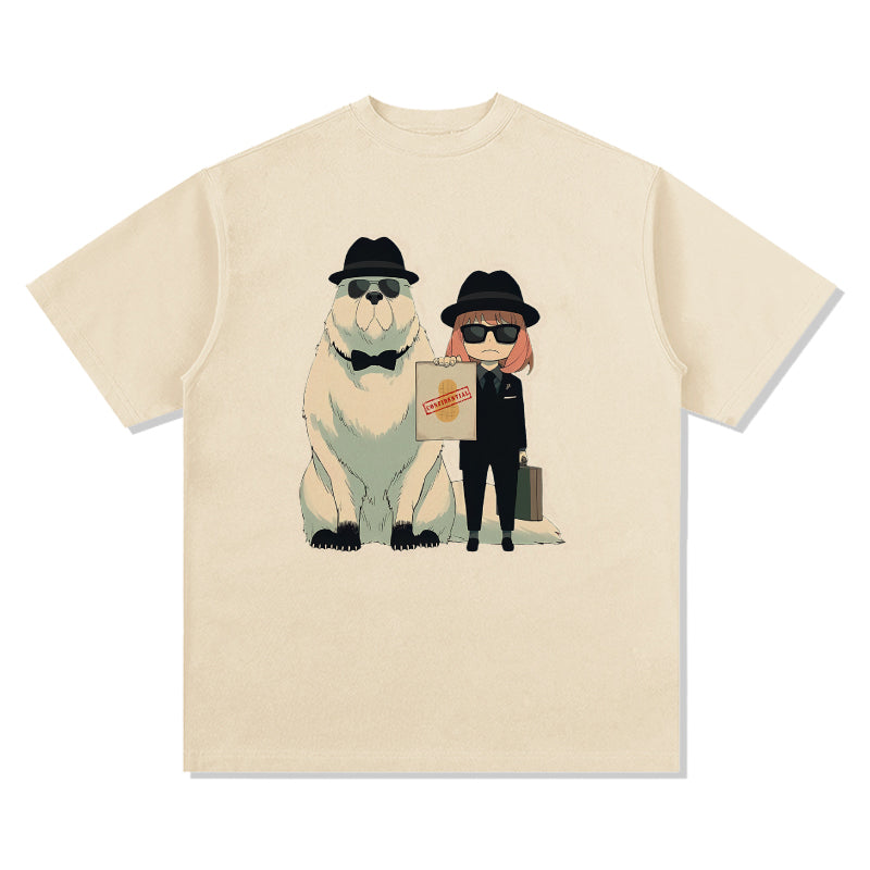 Anya Forger and Bond Forger Spy x Family "Anime" TEE