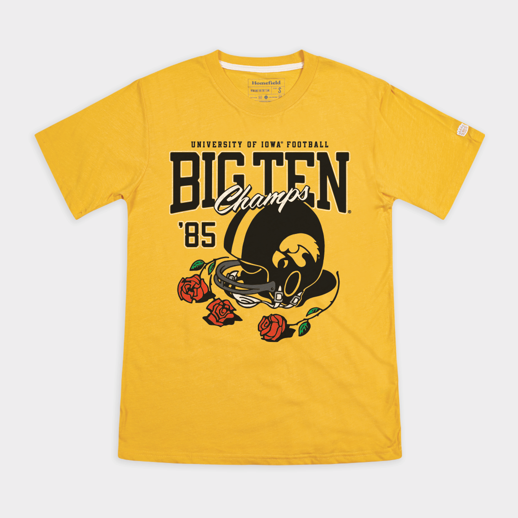 Iowa Football 1985 Big Ten Champions Tee Style001