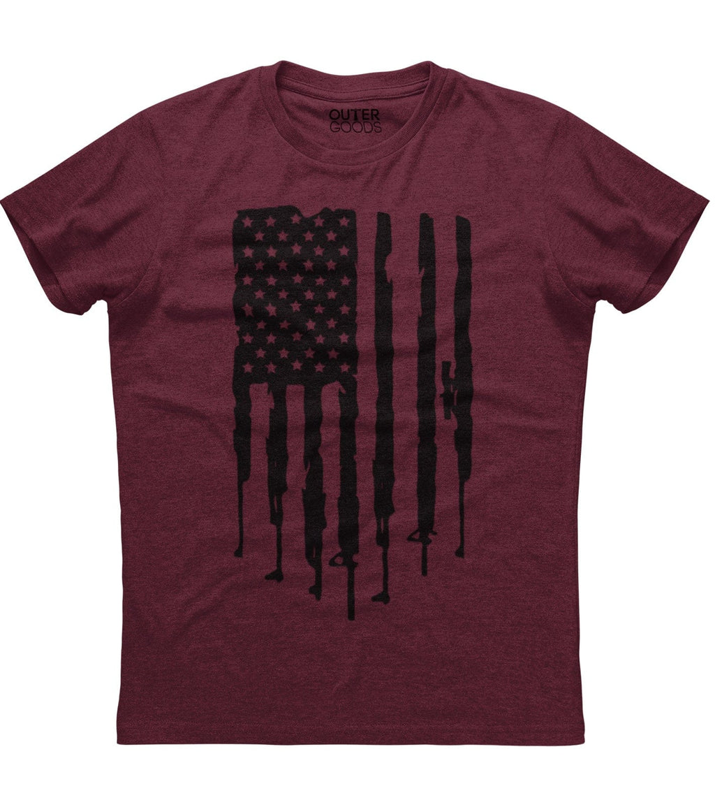 American Flag Rifle Shirt (O)