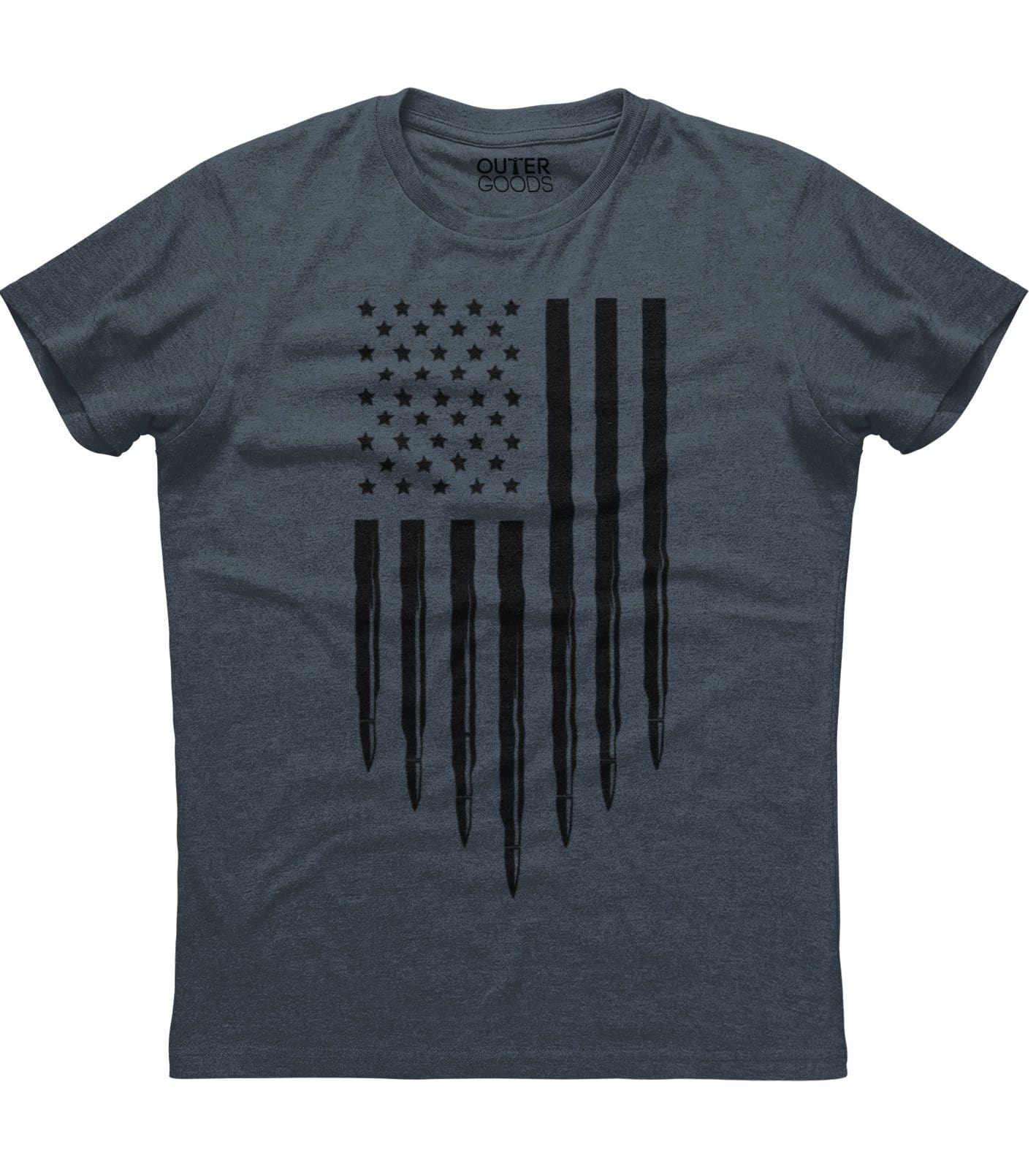 American Flag Bullet Stripes Shirt (O)