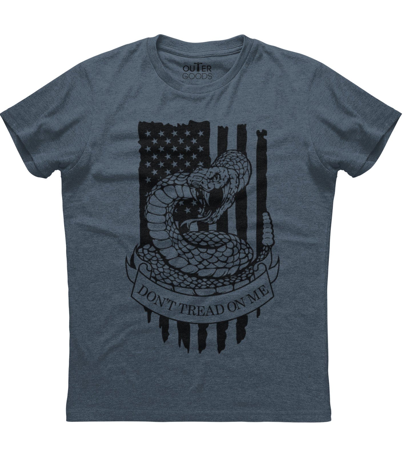 Don't Tread On Me Gadsen Flag American Flag Patriotic T-Shirt (O)