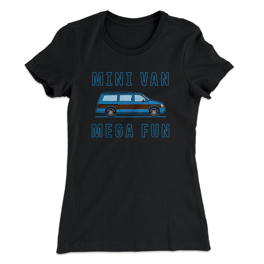 Mini Van Mega Fun Funny Women's T-Shirt