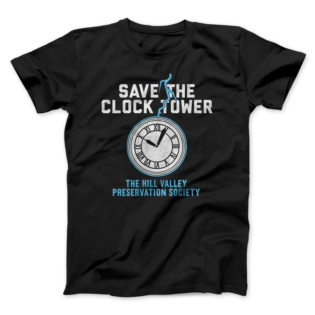 Save the Clock Tower Funny Movie Men/Unisex T-Shirt
