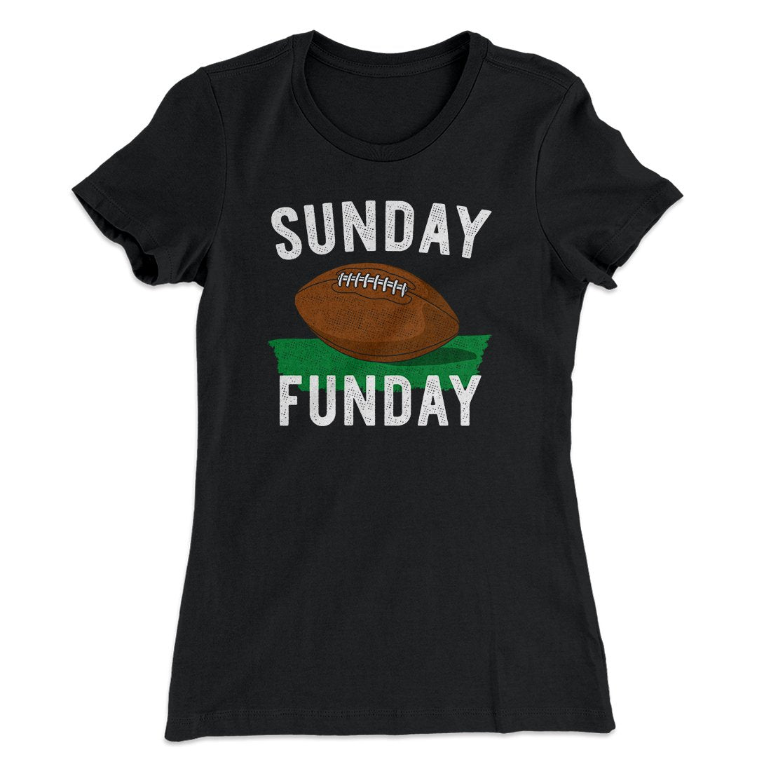 Football Sunday Funday Funny Women's T-Shirt