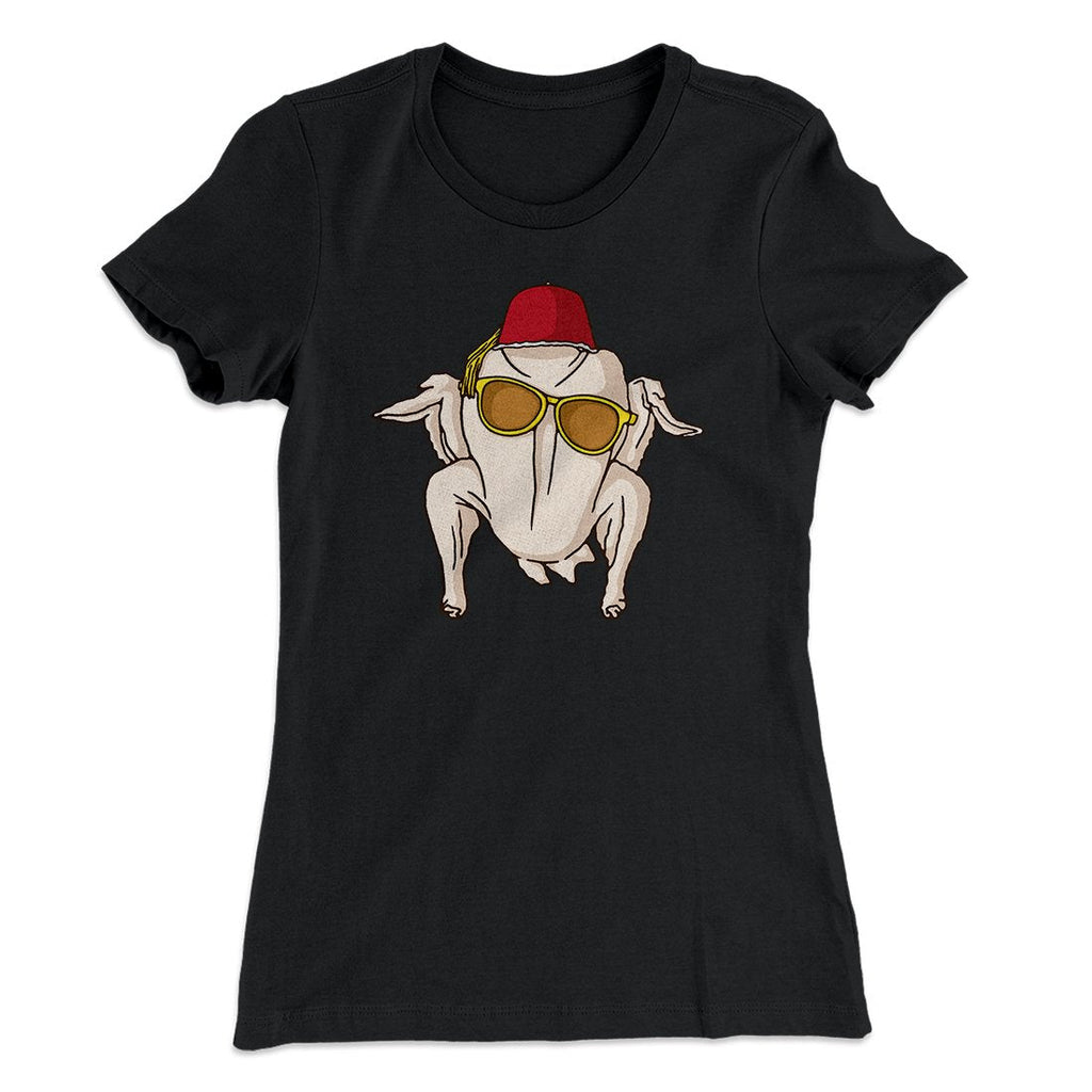 Monica Turkey Head Funny Thanksgiving Women's T-Shirt