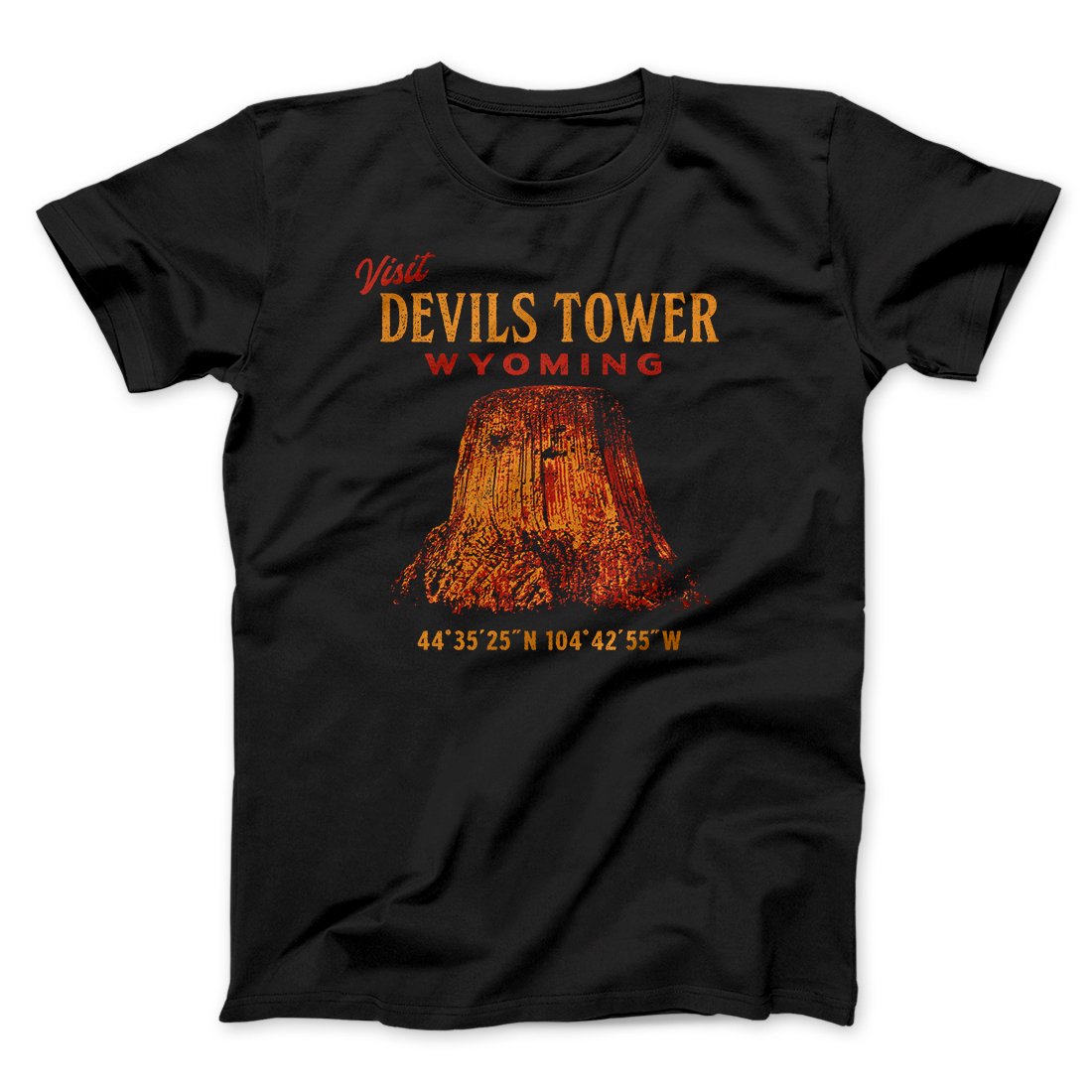 Visit Devils Tower Funny Movie Men/Unisex T-Shirt