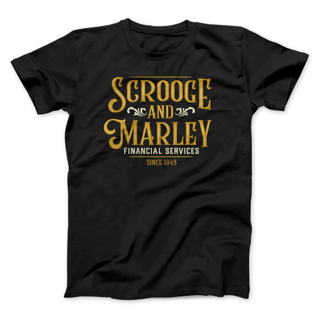Scrooge & Marley Financial Services Funny Movie Men/Unisex T-Shirt