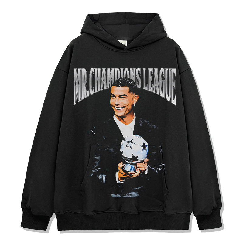 Mr. Champions League By Cristiano Ronaldo Hoodie