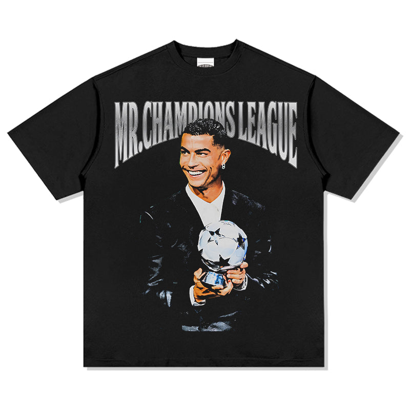 Mr. Champions League By Cristiano Ronaldo Tee