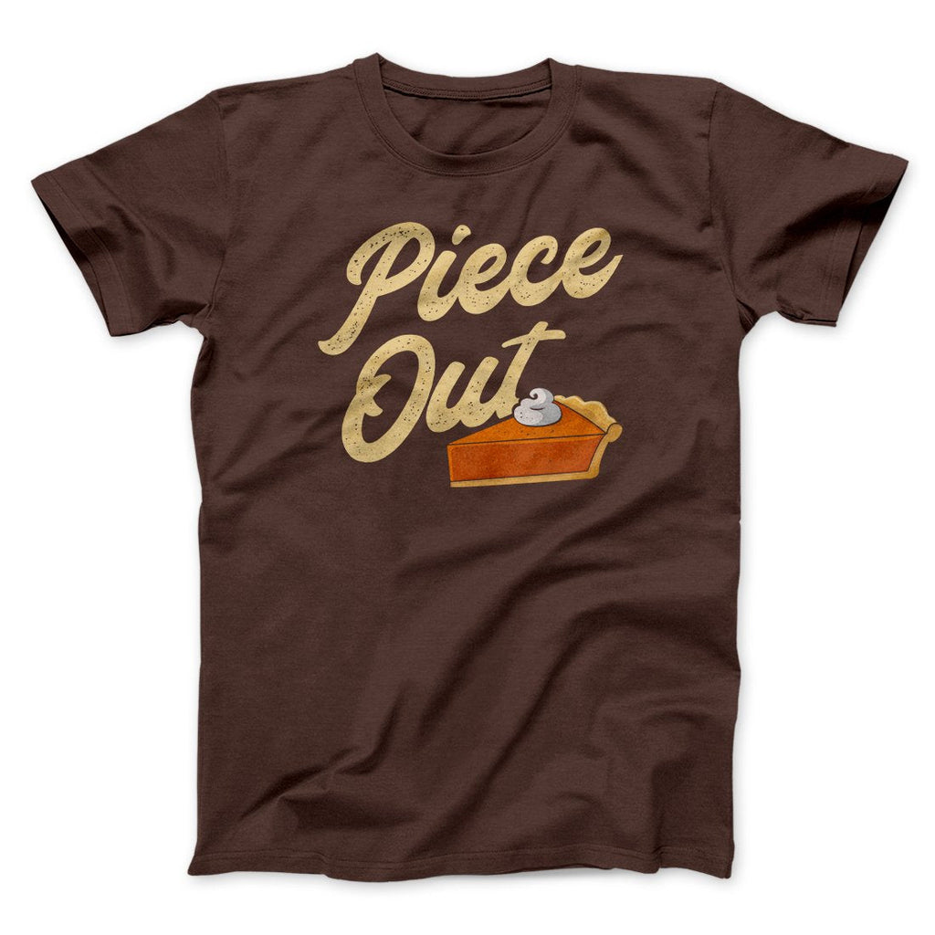 Piece Out Funny Thanksgiving Men/Unisex T-Shirt