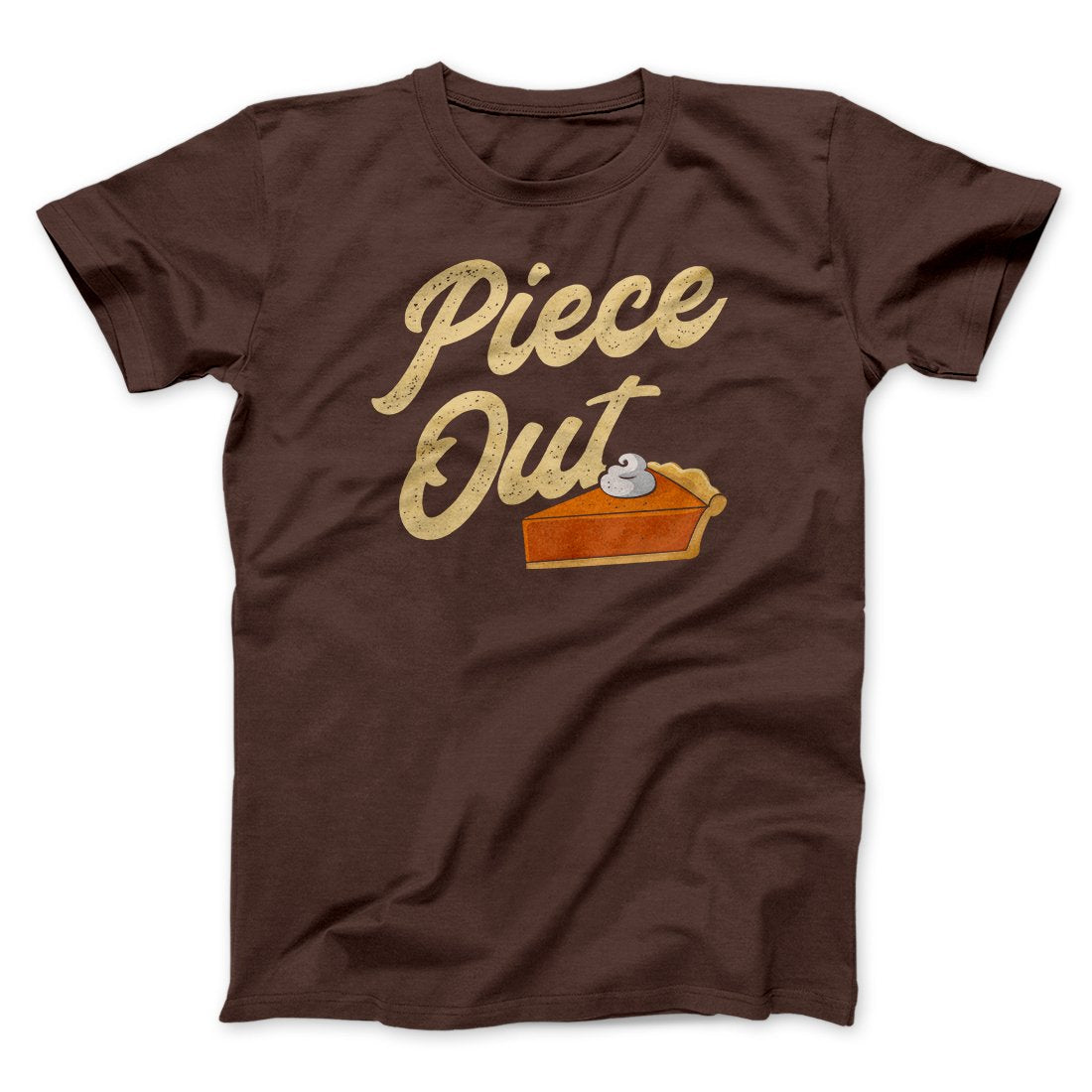 Piece Out Funny Thanksgiving Men/Unisex T-Shirt