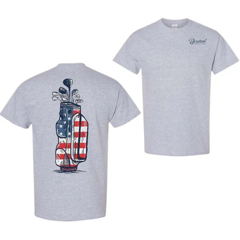 Barstool Golf Time Flag T-shirt, Shirt for men, Shirt for women, T shirt, Graphic t shirts, Gift for Her Him, Cotton