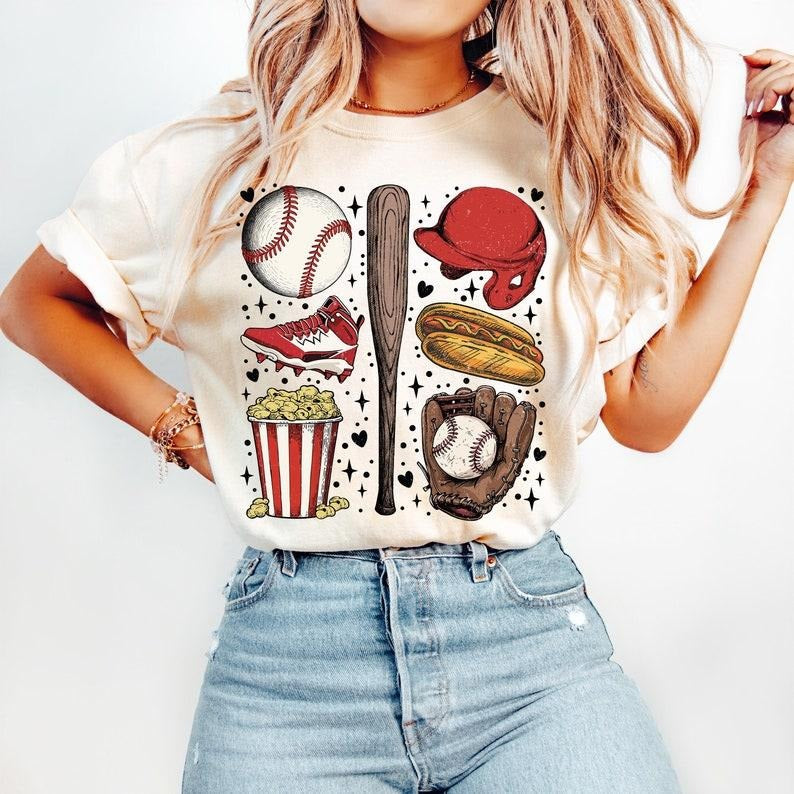 Baseball, Retro Baseball, Game Day, Vintage Baseball, Baseball Mama, Baseball Mom Tshirt