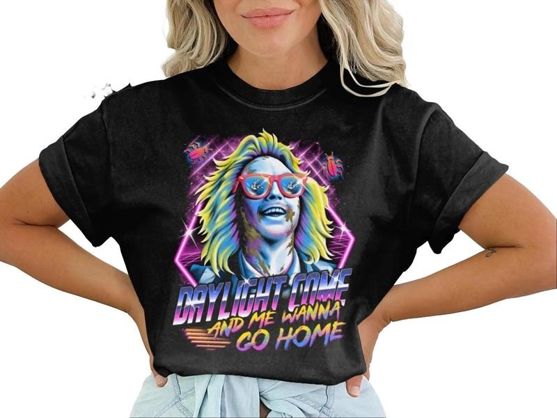 BeetleJuice Halloween 80s Movie Unisex Tee, Beetlejuice 1988 Movie shirt, Vintage Horror Beetlejuice Shirtstyle{n002}2