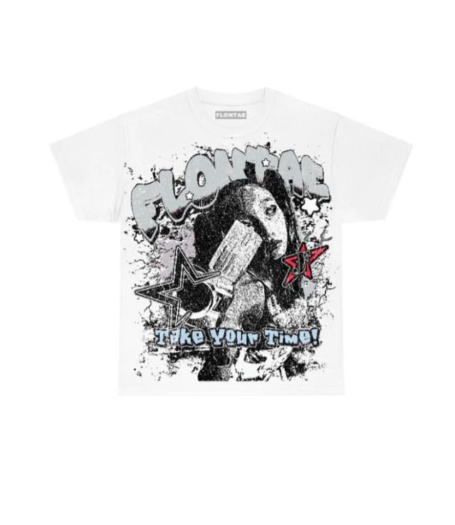 Black Metallic Reimagined 5s T-Shirt Be Patient Graphic Tee
