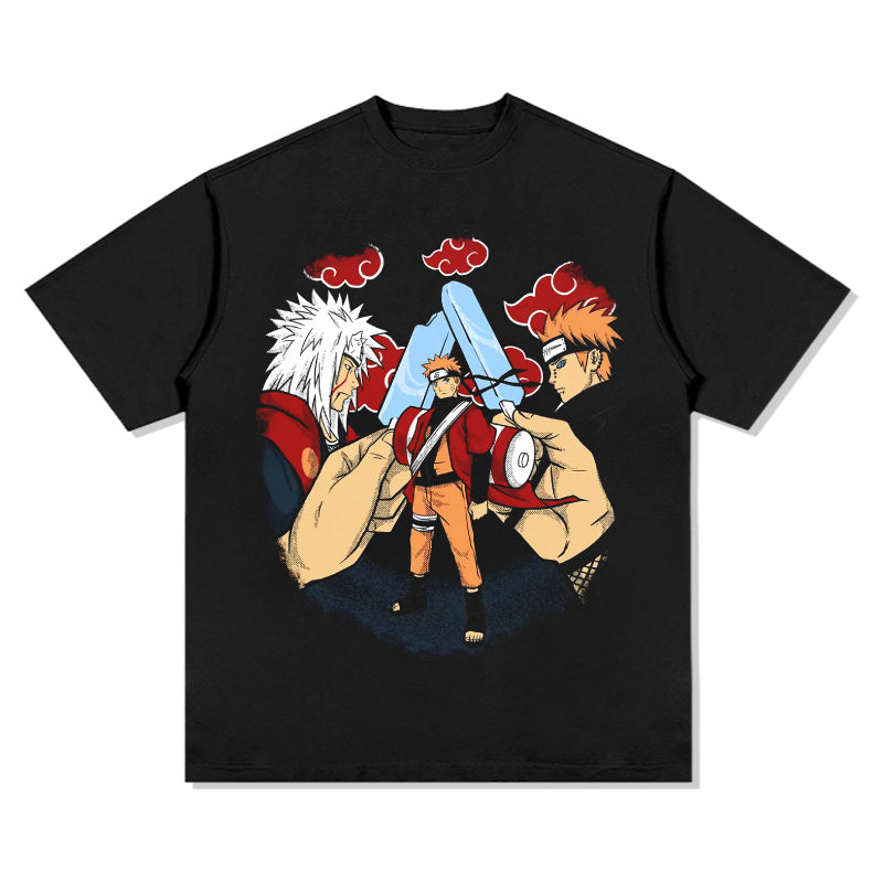 Jiraiya and Naruto "Anime TEE