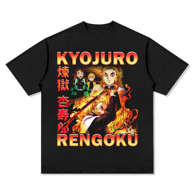 KyÅjurÅ Rengoku Demon Slayer: Kimetsu no Yaiba "Anime" TEE Style001
