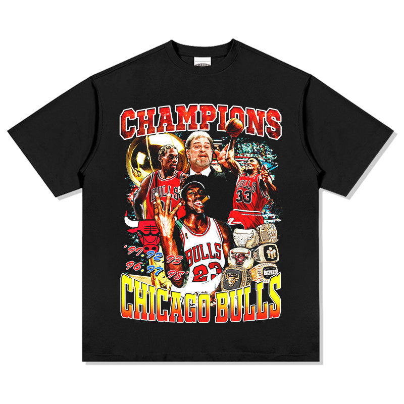 Champions Chicago Bulls TEE NBA
