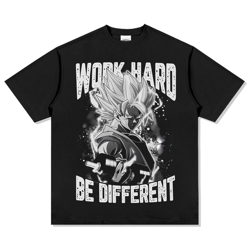 Goku Work Hard Be Different "Anime" TEE