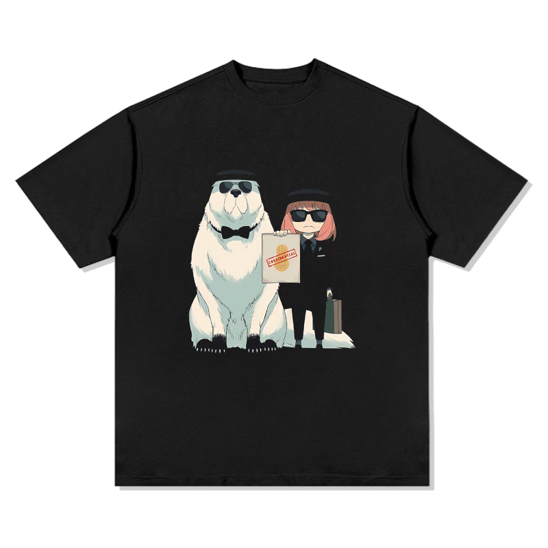 Anya Forger and Bond Forger Spy x Family "Anime" TEE