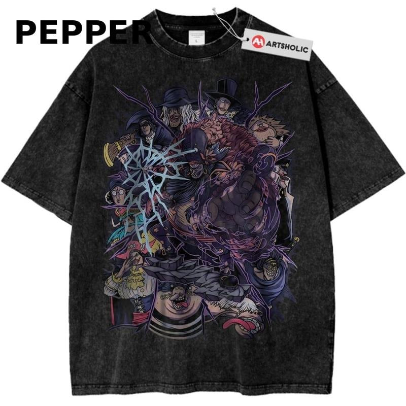 Blackbeard Pirates T-Shirt, One Piece Shirt, Anime Shirt, Vintage Graphic Tee