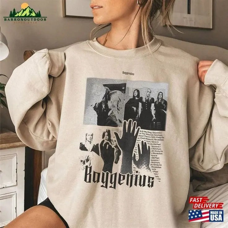 Boygenius Fan Sweatshirt Reset Tour 2023 Sweatshirt Band Unisex
