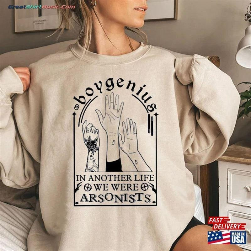 Boygenius The Record Reset Tour 2023 Sweatshirt Rock Band Tee Unisex Classic