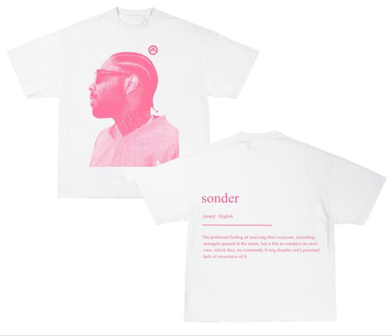 Brent Faiyazz Pink Tee, Streetwear Shirt, 2025 Graphic Tee Fan Concert Shirt.