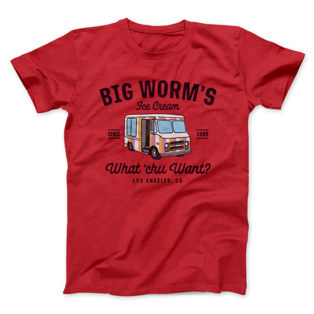 Big Worm's Ice Cream Funny Movie Men/Unisex T-Shirt