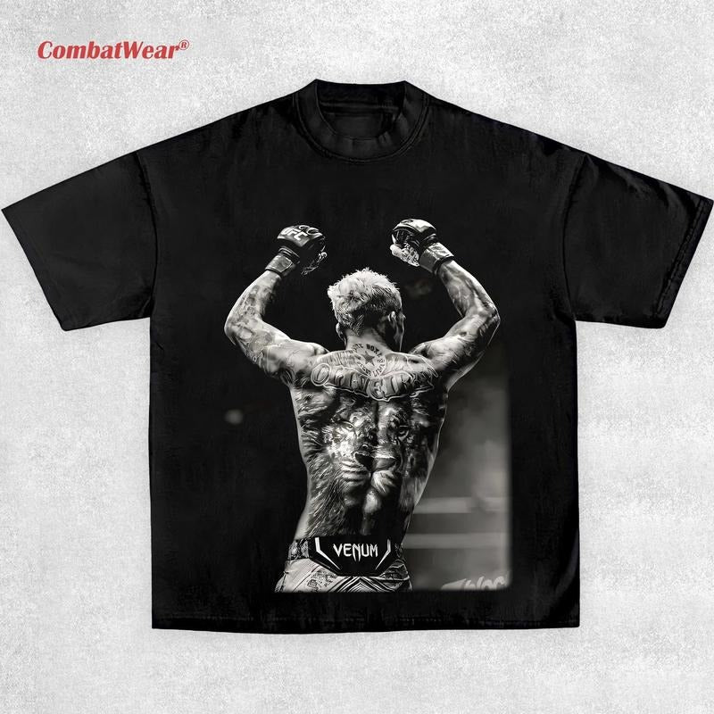 CHARLES OLIVEIRA V2 TEE , Boxing T-shirt, Fighter Tee, Boxer Shirt, Sports Shirt, Boxing Merch, Vintage Boxing Tee, Graphic Boxing Champ T-Shirt