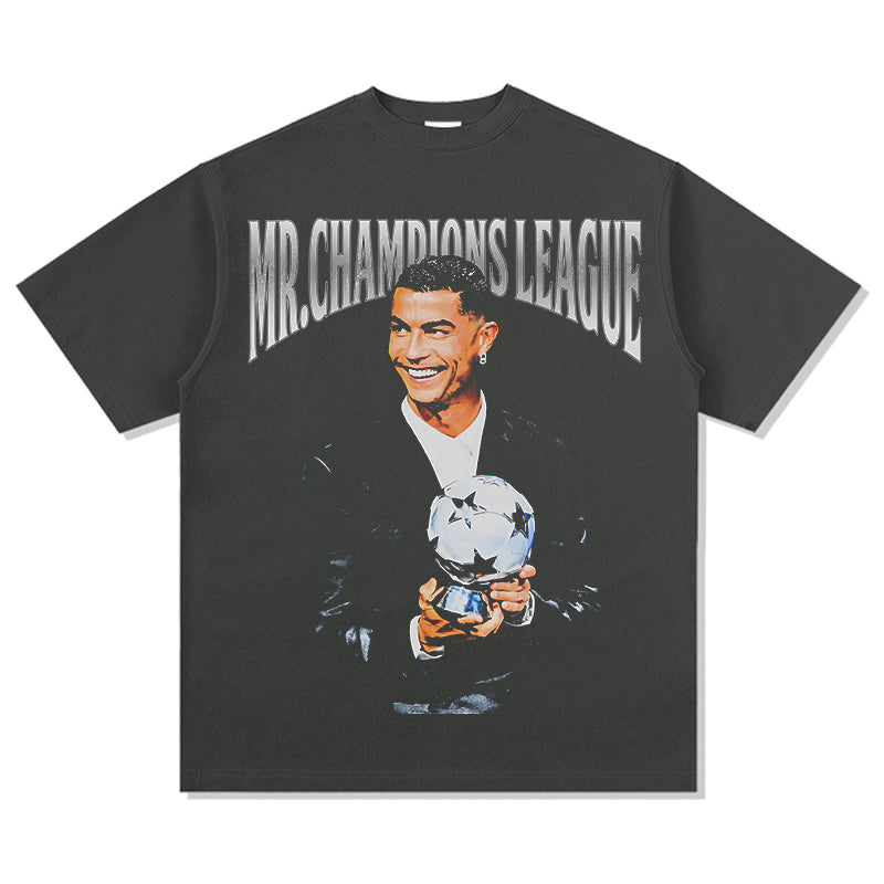 Mr. Champions League By Cristiano Ronaldo Tee