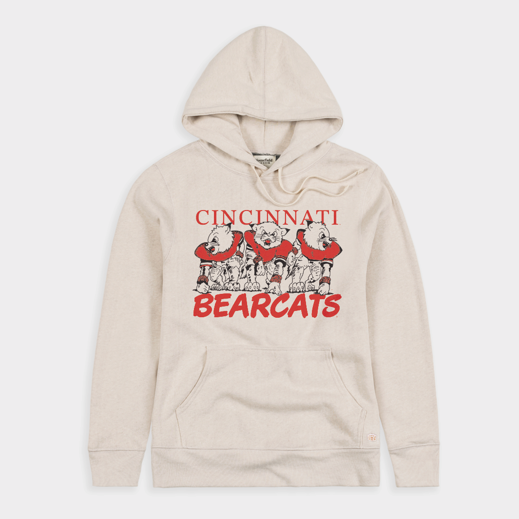 Cincinnati Bearcats Vintage Football Cats Hoodie