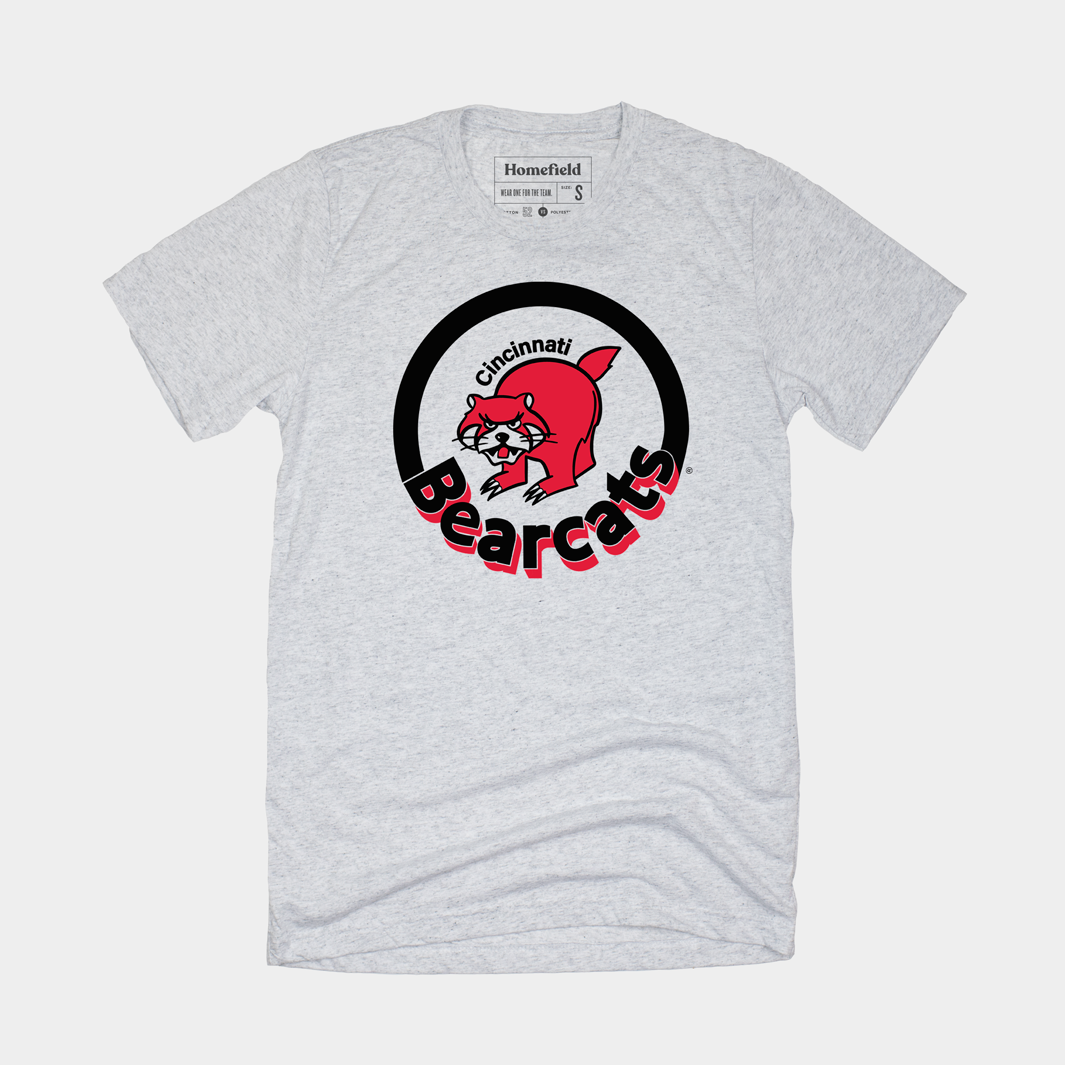Vintage 70s Bearcats Circle Logo Tee Style001