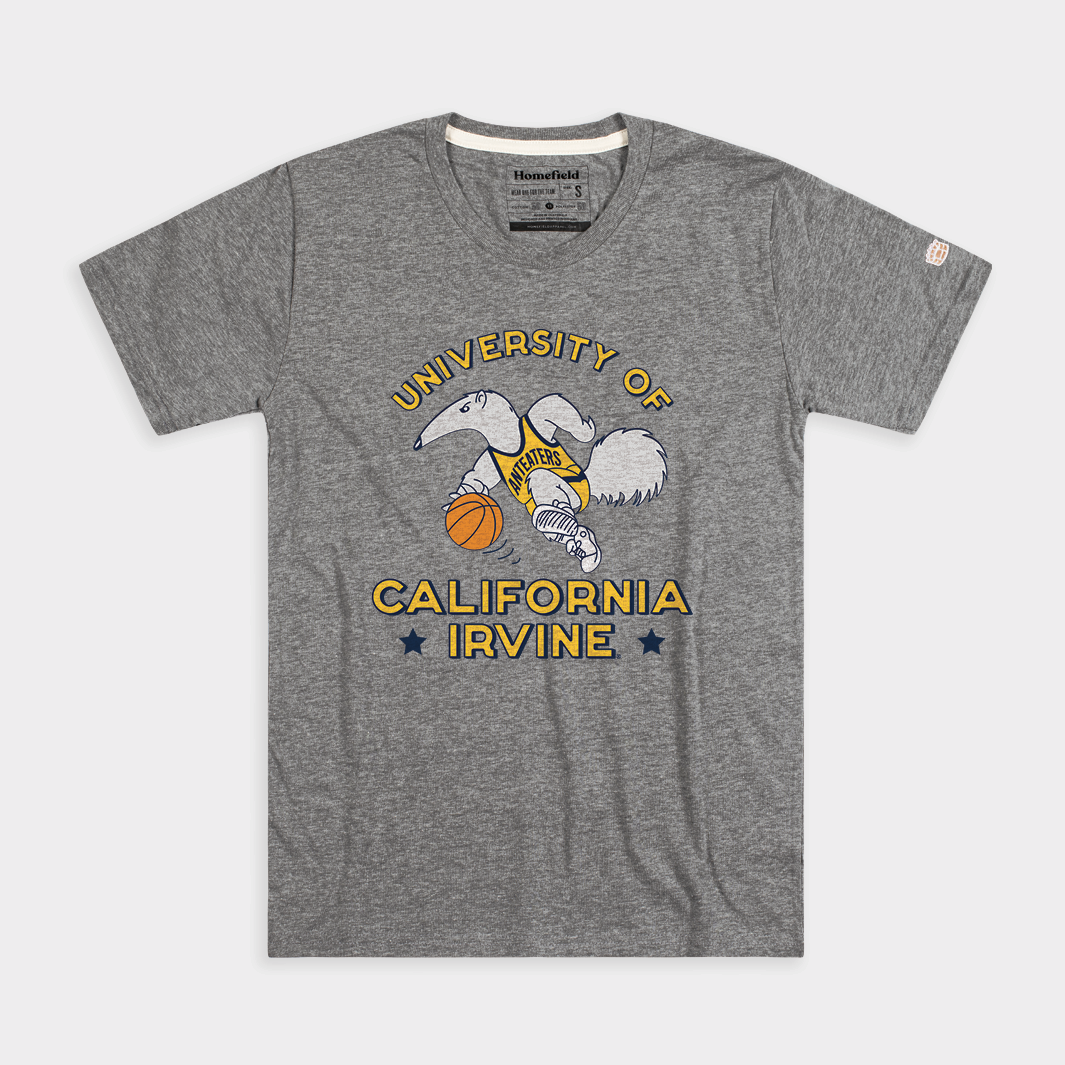 Vintage UC Irvine Anteaters Basketball Tee Style001