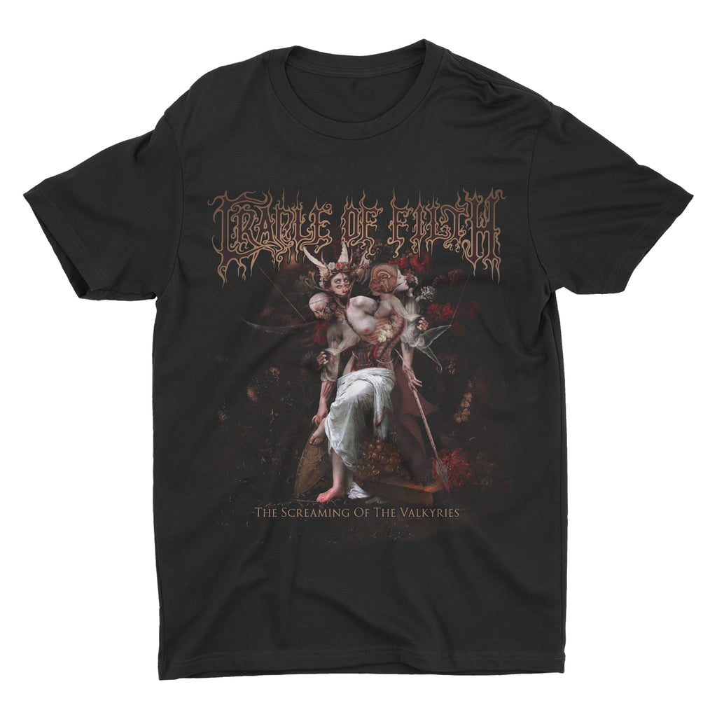Cradle Of Filth - The Screaming Of The Valkyries 2025 Tour t-shirt