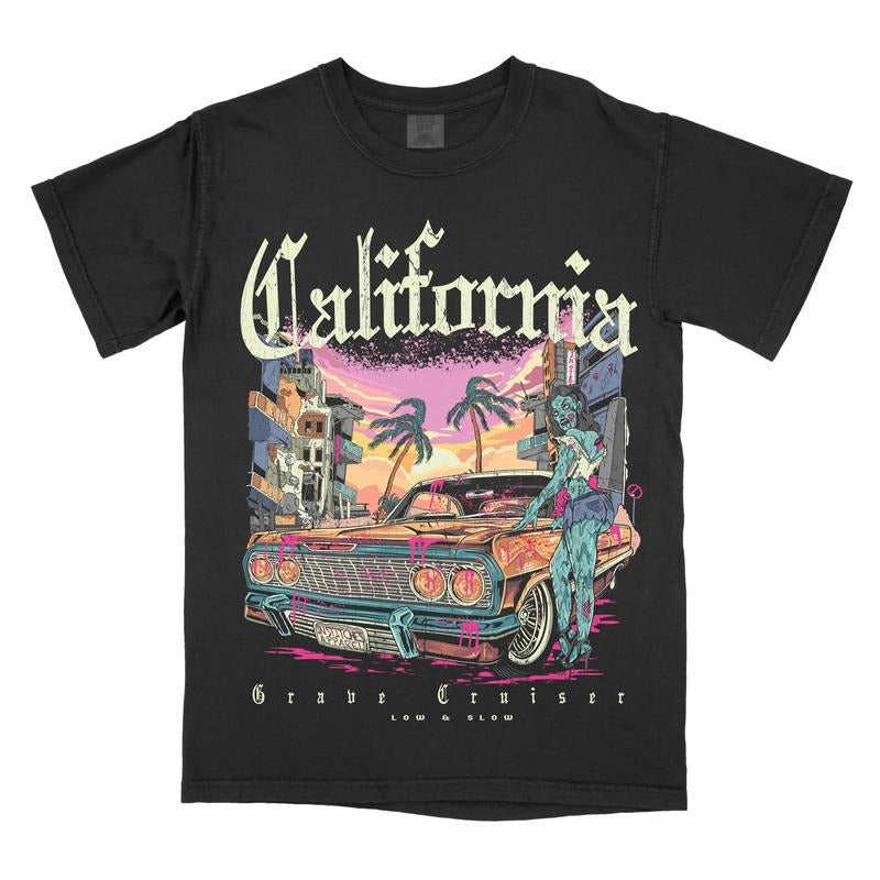 Cali' Lowrider - Comfort Colors Graphic Tee Menswear