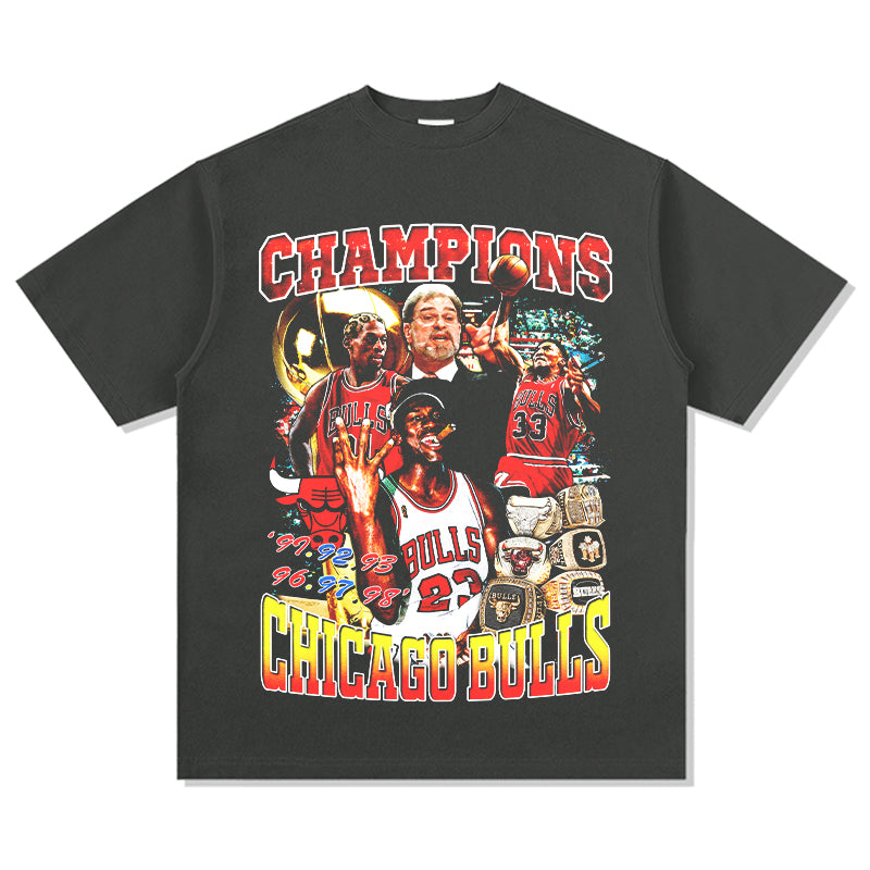 Champions Chicago Bulls TEE NBA