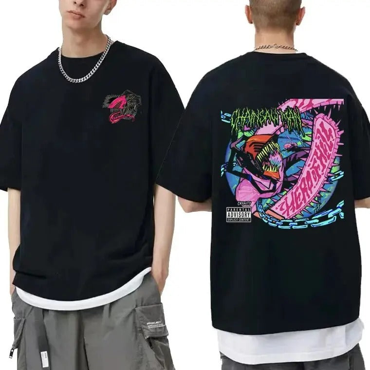 Chainsaw Man Denji Pochita T-shirt| Chainsaw man Anime Tshirt