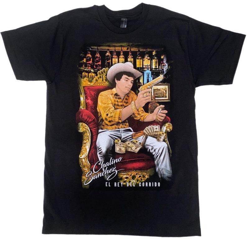 Chalino Sanchez Tribute T Shirt El Rey Del Corrido Vintage Mexican Singer Fan Merch
