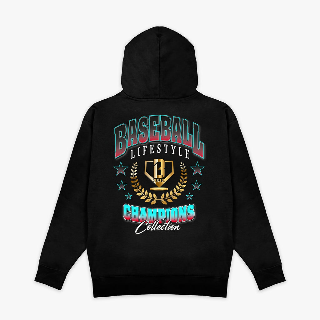 Champions Logo Hoodie - Black