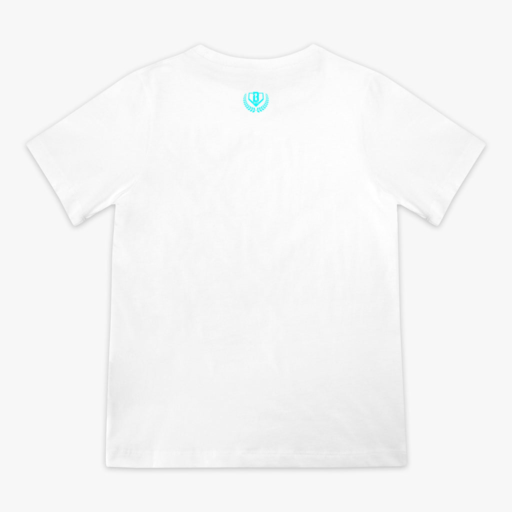Champions Logo Youth Tee - White