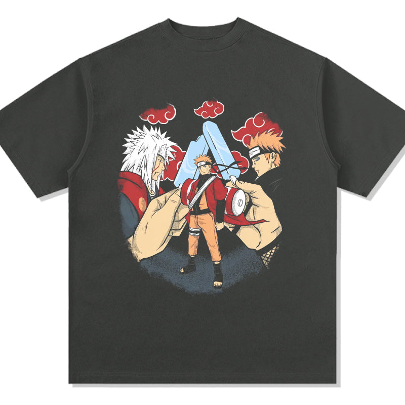 Jiraiya and Naruto "Anime TEE