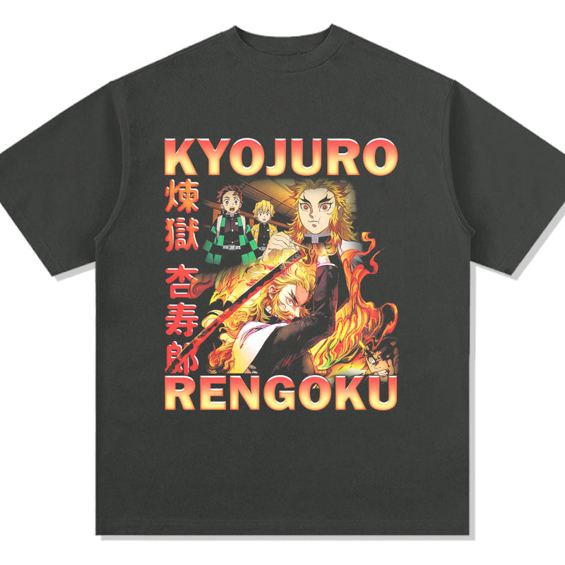 KyÅjurÅ Rengoku Demon Slayer: Kimetsu no Yaiba "Anime" TEE Style001