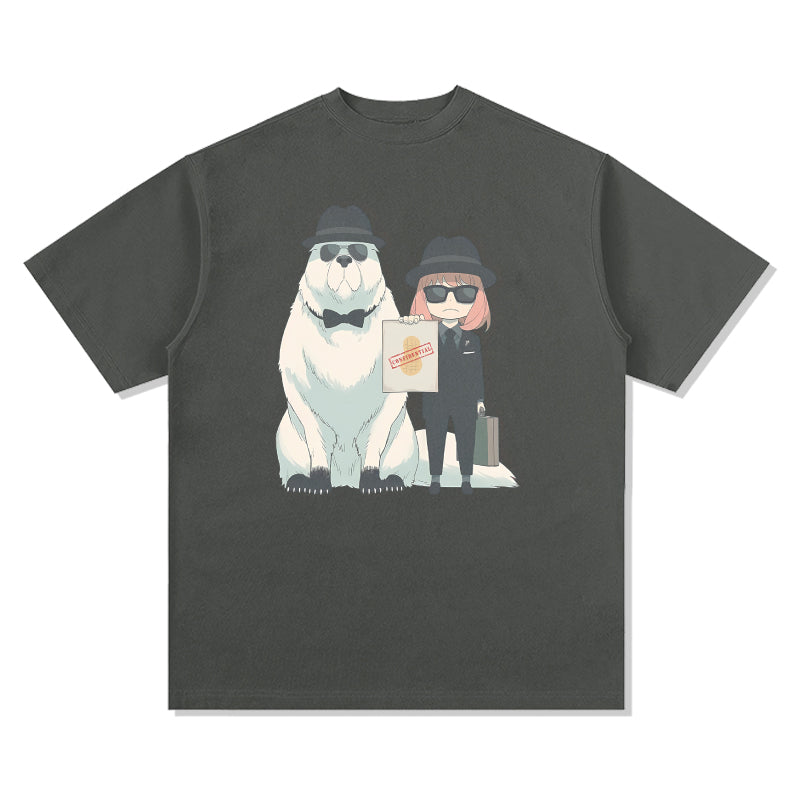 Anya Forger and Bond Forger Spy x Family "Anime" TEE