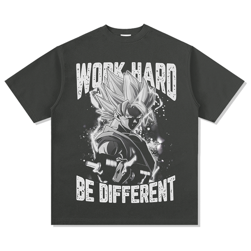 Goku Work Hard Be Different "Anime" TEE