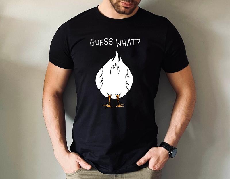 Chicken Butt Dad Joke Shirt, Guess What Chicken Butt Shirt, Funny Dad Shirt, Father's Day Gift, Dad Shirt, Chicken Lover Shirt