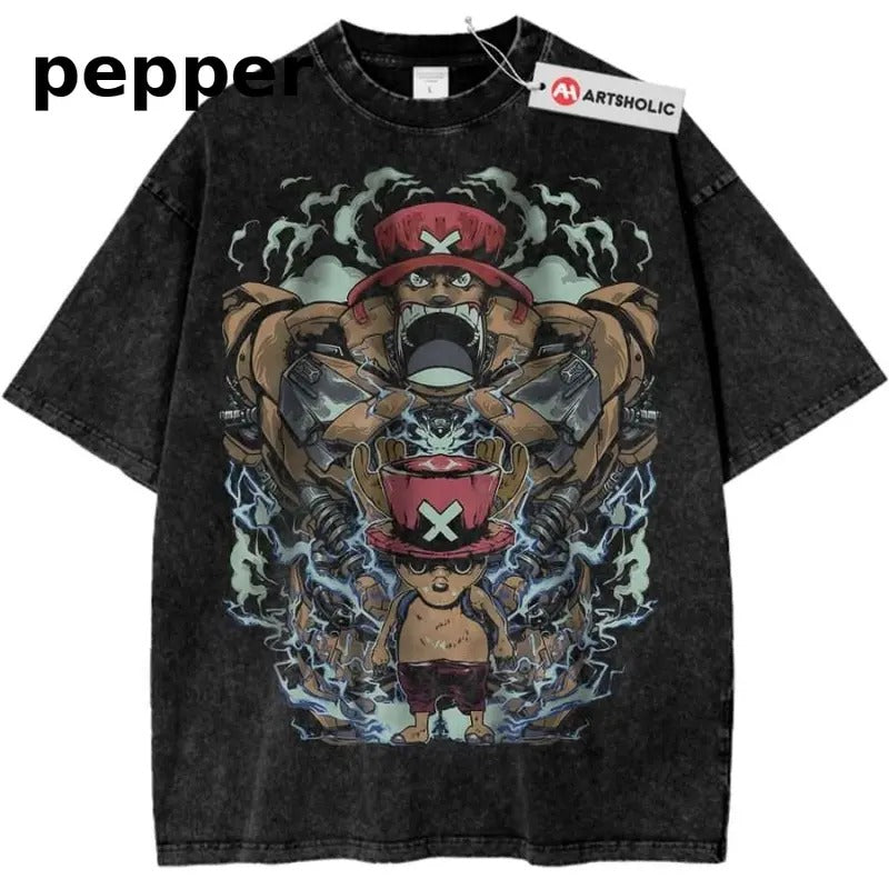 Chopper Shirt, One Piece Shirt, Anime Shirt, Vintage T-Shirtstyle{n002}2